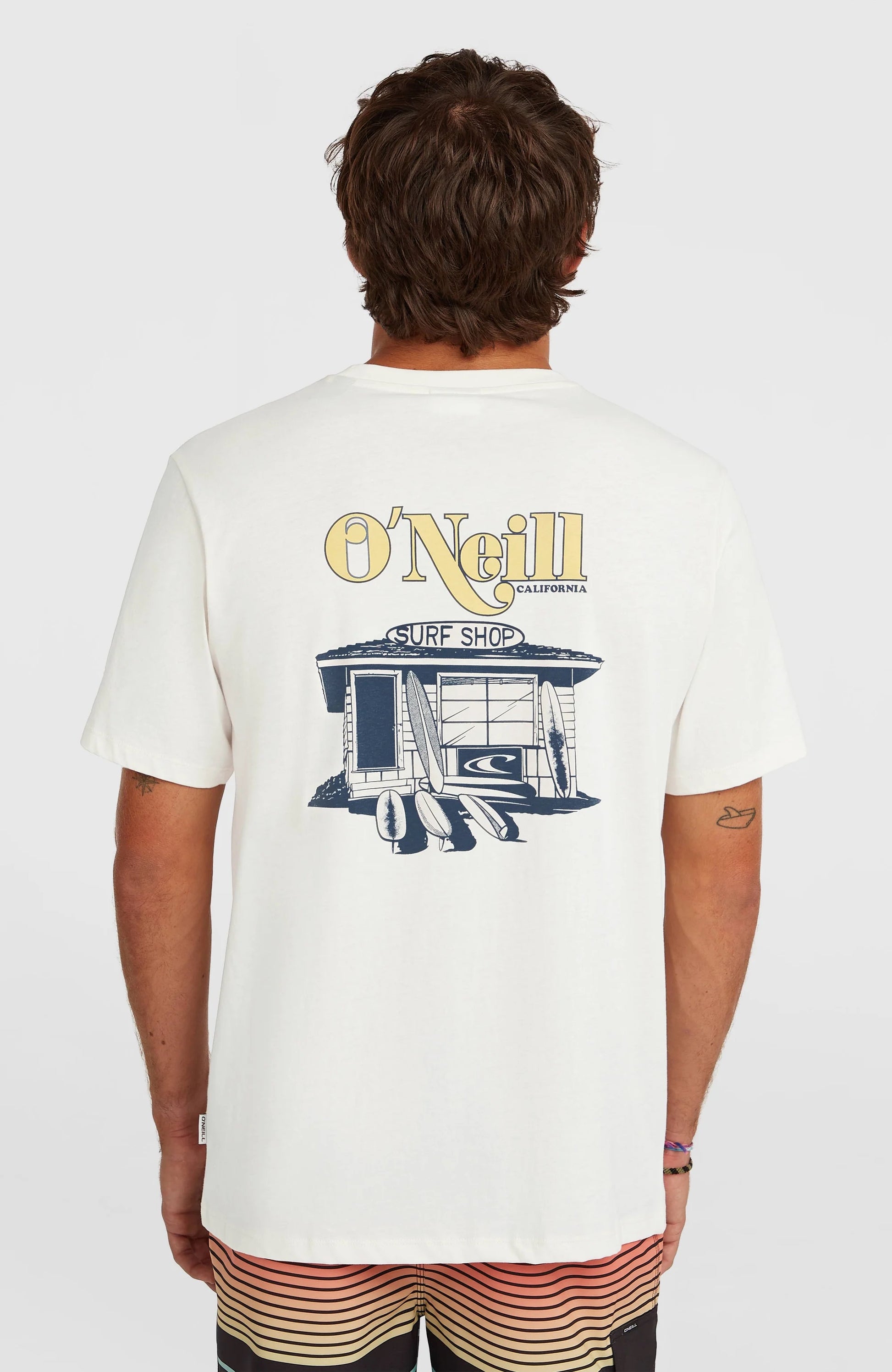 5927:T-SHIRT O'NEILL GRAPHIC LOGO WHITE