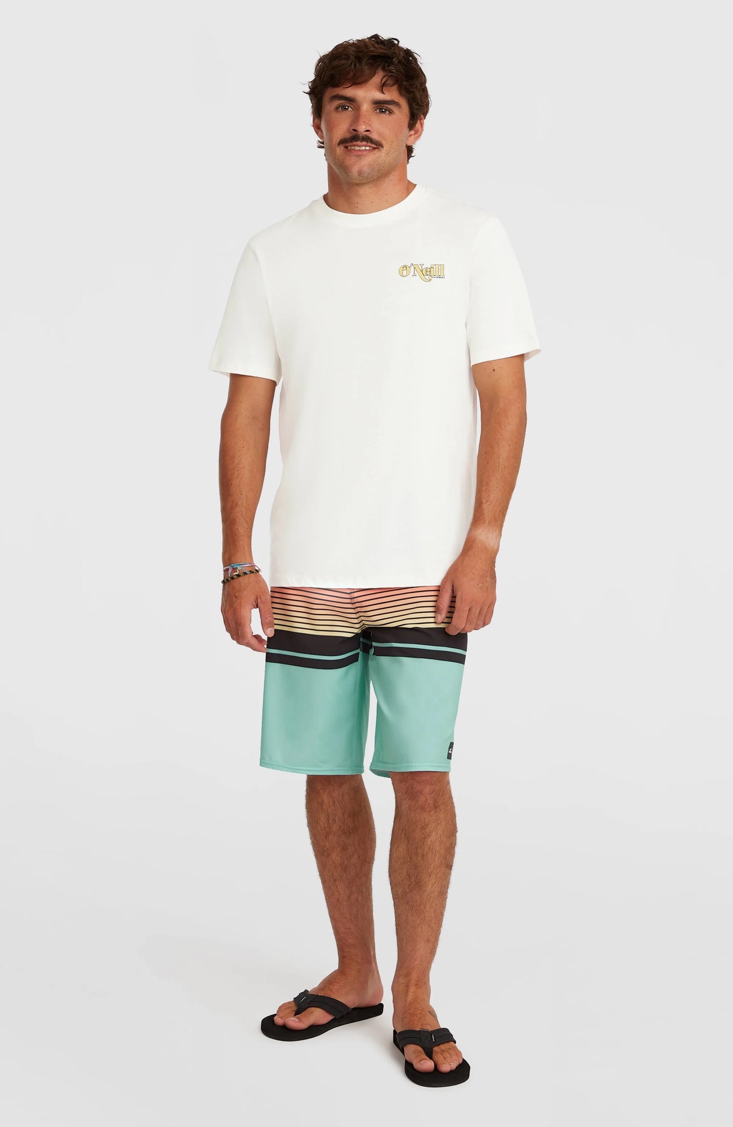 5928:T-SHIRT O'NEILL GRAPHIC LOGO WHITE