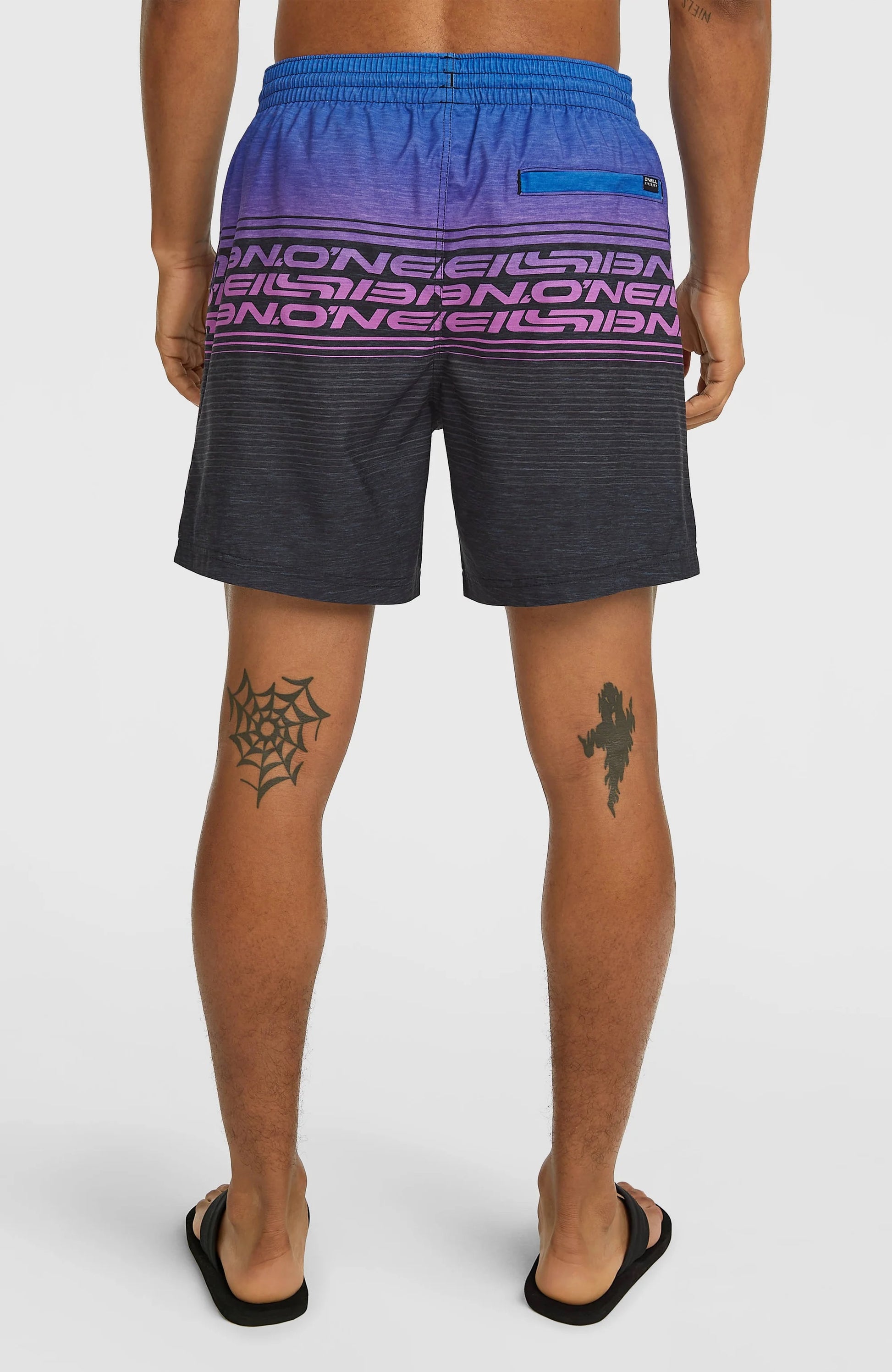 5947:BOARDSHORT O'NEILL LOGO STRIPE 16' BLUE