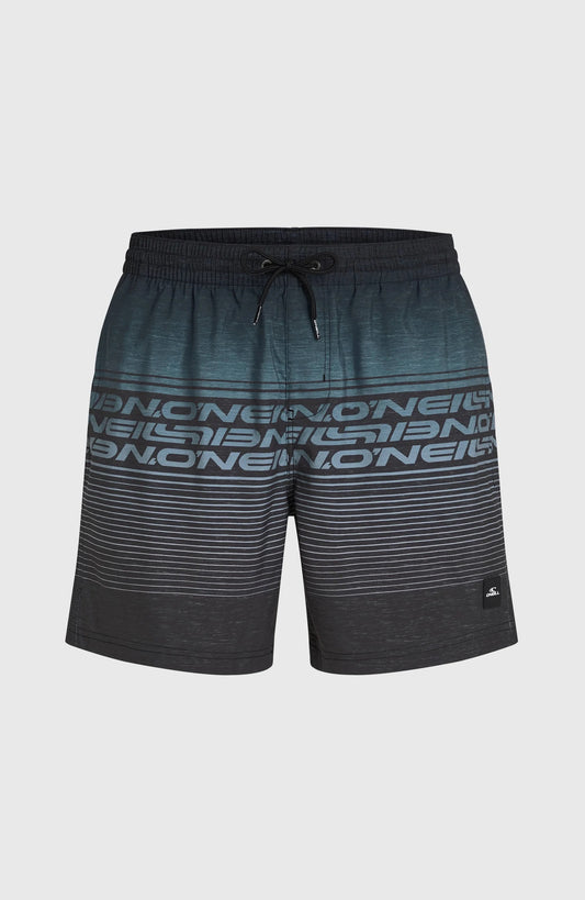 5949:BOARDSHORT O'NEILL LOGO STRIPE 16' BLACK