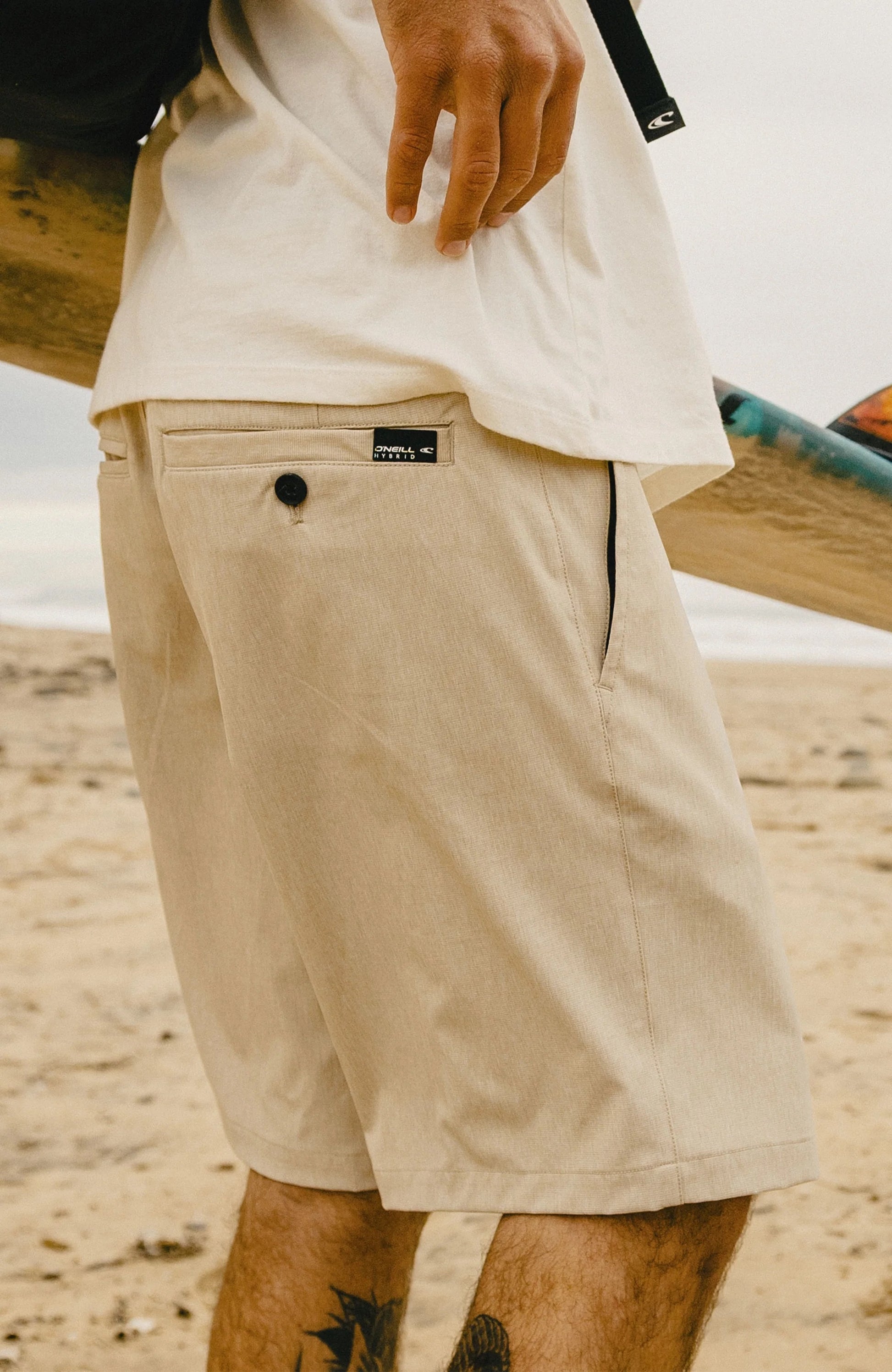 5972:BOARDSHORT O'NEILL HYBRID 19' COCOA