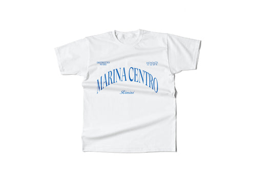 DISTRETTO MARE T-SHIRT MARINA CENTRO B/BLU