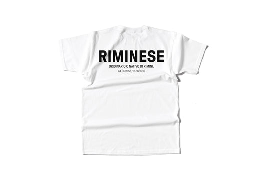 DISTRETTO MARE T-SHIRT RIMINESE B/NERO