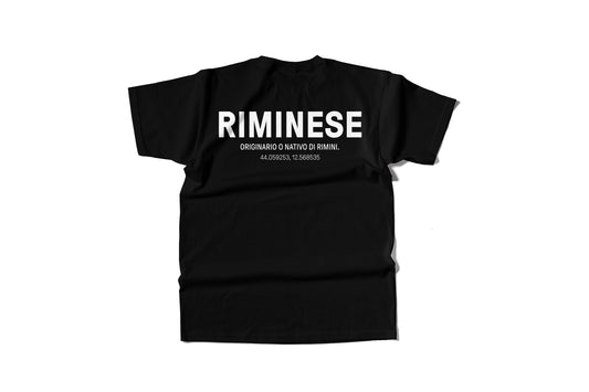 DISTRETTO MARE T-SHIRT RIMINESE NERO